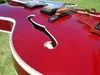 Vente chaude bonne qualité guitare électrique ByrdlandWine rouge Archtop guitare James Hutchins construit des Instruments de musique