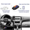 Diagnostic Tools New Obd2 Scanner Elm327 Car Detector Code Reader Tool V1.5 Wifi Bluetooth Obd 2 For Ios Android Scan Repair Drop Deli Otd7E