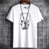 Men's T-Shirts Latest Bear Print 100% Cotton Graphic T-shirt Men's Hip Hop T-shirt Summer Short Sleeve T-shirt 230425