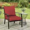 45 x 22 75 Red Rectangle Outdoor 2-Piece Deep Seat Cushion