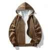 Men's Hoodies Fall Zipper Long Sleeve Hoodie Hooded Sweatshirt Top Outdoor Shirt Men Pullover Crop Zip Up