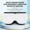 Eye Masager Electric Smart Eye Masager Music Składane wibracje Ogrzewanie masażer zmęczeni oczy Całe kółka Usuń masaż do pielęgnacji oczu 230424