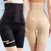 Moldeadores de mujer Flarixa Tallas grandes Mujer Cintura alta Cuatro filas Control de abdomen Bragas Entrenador de cintura Body Shaper Tummy Slimming Faja posparto 230425