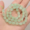 Kralen Verkopen Natural Stone Semi-Imped Stones Round Faceted Green Chalcedony Bead Making Diy ketting Bracelet Maat 8mm Gift