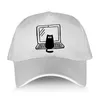 Ball Caps Herren Sommer Schwarz Baumwolle Adjuatable Hut Casual Style Hacker Rools Computer Architect Truck Baseball Cap Unisex Outdoor