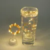 Strings 1/2M Waterproof Outdoor Fairy String Lights LED Button Battery Diving Copper Wire Light Christmas Candle Lamp Holiday DecorationLED