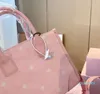 Neue Mode-Einkaufstasche, Tragetaschen, Damen-Handtaschen, Designer-Handtasche, Damenmode, klassische Brieffarbe, Rosa, hohe Qualität