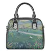 Avondtassen Natuur Landschap Kunst Olieverf Schoudertas Voor Dames Leer Luxe Casual Winkelen Crossbody Kleine capaciteit Reishandtas