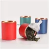 Caddies Tea 400pcs/Lot Eco صديقة للورق الورق الحاوية التي يمكن التخلص منها أنبوب التغليف Can Can Cylinder Mtiple Color Options LX4 DHMT8