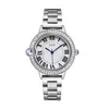 Relógio feminino relógios de alta qualidade luxo edição limitada designer à prova dwaterproof água quartzo-bateria aço inoxidável 40mm relógio