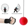 Punching Balls Boxing Speed Headmount PU Punch Ball MMA Sanda Muay Thai Training Hand Eye Reaction Home Sandbag Fitness Equipment 230425