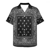 Men's Casual Shirts Summer Hawaiian Gold Tribal 3d Print Polynesian Men Beach Short Sleeve Blouse Fashion Men's Vocation Lapel Camisa