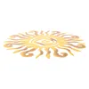 Cadres soleil artisanat décoration murale fer suspendu ornement intérieur extérieur métal maison pendentif ornement décorations de noël