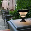 Lawn Lamps Solar Lawn lamp outdoor LED Stigma lamp glowing Free of electricity Modern Garden corridor Terrace Round Waterproof Lawn Lights Q231127