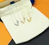 Modemerk ketting hanger designer sieraden man cjeweler brief vergulde gouden zilveren ketting voor mannen vrouw trendy kettingen sieraden