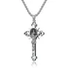 Religie roestvrijstalen Saint St. Benedict Crucifix Cross Pendants ketting