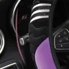 15" Car Steering Wheel Cover Plush Little Monster 38cm Elastic Warm Anti-slip Wheel Cover Car Styling Car Accessories for Women