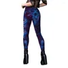 Dameslegging Herfstpanty voor dames Mode Digitale printbroek Yoga Halloween Sport Lange fitnessbroek 30188