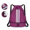 Bolsas ao ar livre esportam mochilas femininas Treinamento de futebol feminino grande basquete de finstão Bolsas acampando para ginástica de ginástica J230424