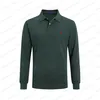 Ralphs Designer Polo's Heren Overhemden Mode Ralphs Geborduurd logo Polo's heren Shirt met lange mouwen T-stukken Tops Luxe Kleding Mouw Laurens Kleding A062