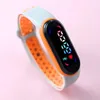 Wristwatches LED Children Watches Cute Cartoon Girls Silicone Strap Sport Bracelet Digital Kids Watch Gift Reloj Infantil