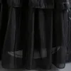 Girl Dresses Movie Wednesday Costumes Birthday Princess Vestido Black Fancy Halloween Carnival Cosplay Long Dress For Kids Wig