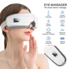 Apparaten voor gezichtsverzorging Elektrische oogmassager Opvouwbare oogmassagebril Comprimeren Oogzorginstrument Smart Bluetooth Oplaadbaar Verwarmd oogmasker 231124