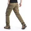 2024large tasca allentate sciolte sciolte maschili sport esterno jogging militare tattico elastico elastico pantaloni da lavoro casual in cotone puro 230425 230425