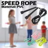 Jump Ropes Professional Speed Jump Rope Men Women Gym PVC Skipping Rope Adjustable Fitness Equipment Muscle Boxing Training Tool P230425