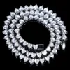 Pendentif Colliers En gros 5A forme de coeur CZ glacé bling coeur cz collier de tennis pour les femmes petite amie cadeau de saint valentin bijoux de mode 230425