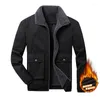 남성 재킷 겨울 캐주얼 아웃웨어 남성 남성 바람 방풍 야외 재킷 따뜻한 코트 방수 맨 모피 칼라 열