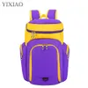 Utomhusväskor Yixiao Outdoor 35L Basketball Football Backpack School Bags For Teenager Boys Soccer Ball Training Fitness Bags Sports Gym Pack J230424