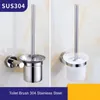 Toilet Brushes Holders Mounted Toilet Brush 304 Stainless Steel Cleaning Brush toilet accessories bathroom brosse wc cleaning products for home 231124