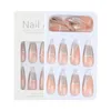 Faux Ongles 24pcs Faux Ongles Artificiels Motif Unique À La Mode Pour La Pratique Des Débutants En Art