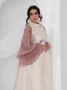 Ropa étnica Ramadán Abaya Dubai Arabia Saudita Turquía Islam Moda musulmana Vestido Ropa de oración Mujeres Kaftan Djellaba Robe Femme Musulmane