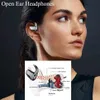 Open-Ear Stereo Running Bluetooth hörlurar Luftledning Kvalitet Ljud Trådlös utomhussport Earpon Ear Hook Headsets