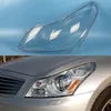 For Infiniti G series G35 G37 2007 2008 2009 Car Headlight Cover Lens Glass Shell Front Headlamp Transparent Lampshade Lamp Caps