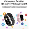 Nowy luksusowy zegarek Smart Watch Women Fitness Tracker Zegarek Monitor Sports Sport Smart Ladies Watch dla Xiaomi Huawei