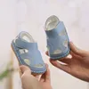 Sandals Baby Girls Shoes children Non-slip Soft Sole Sandals Summer Kids Infant Leather Shoes Baby Toddler Shoes 0-3 Years Comfortable 230425