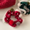 Haaraccessoires Pluche bal Fluwelen scrunchies Elastiek Stropdas Pareltouw Paardenstaarthouder Dikke darm