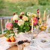 Dekorativa blommor skumbur för blommor arrangemang torr och våt blommig stor hållare färskt konstgjort bord