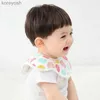 Śliniaki Burp Zbolony Wodoodporne dziecko karmienia BIBS 360 stopni Płatkowe niemowlęta śliczne bawełniane przędza
