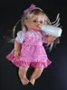 Dockor 32 cm blinkande matning Dricksvatten kissa och S Girl Doll Talking Born Model Soft Reborn Baby Gift 231124