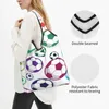 Boodschappentassen Aangepaste voetbal Dames Draagbare Grote capaciteit Boodschappenballen Sport Tote Shopper