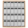 Watch Boxes 24 Slots Holder Cases For Mens Display Jewelry Box