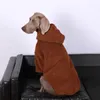 Veste de vêtements pour chiens Hiver Polar Polaire Big Sweat à sweat à sweat à sweat pour moyens moyens de Labrador Doberman