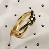 Designerring Damen Seilknotenring Luxus mit Diamanten Moderinge für Frauen klassischer Schmuck 18 Karat vergoldet Rose Hochzeit Großhandel GTKG