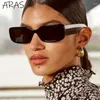 Sunglasses Fashion Rectangle Women 2023 Vintage Rectangular Sun Glasses For Men Trendy Small Square Sunglass Shades