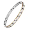 Bracelet Aimant Germanium Pierre Couple Titane Acier Bracelet Mode Personnalisé Magnétique Bijoux Hommes Et Femmes Bracelet Cadeau