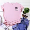 Women's T Shirts The Cool Aunt Funny Shirt Women Summer Short Sleeve Cotton Tshirt O-neck Black Lives Matter Casual Tee Femme